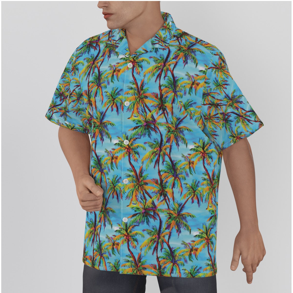 Blue Ocean Men's Hawaiian Shirt