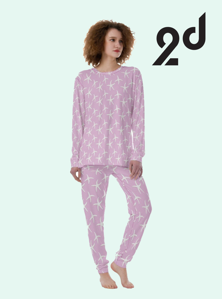 Comfy Pink  PJ set, Long pant PJs, Cozy Sleepwear, Soft Pajama Set, Pajamas