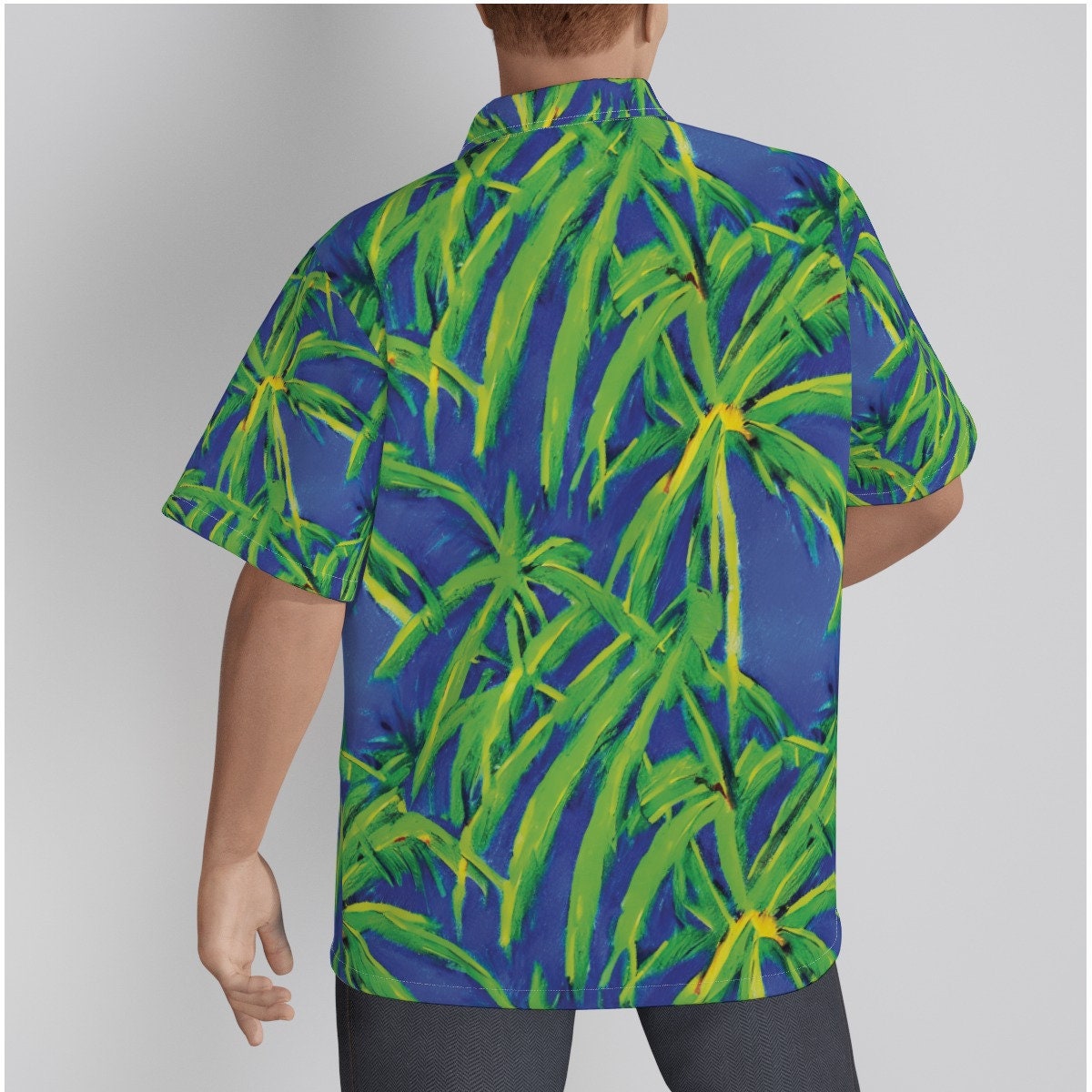 Lush Floral Tropical Palm Tree Hawaiian Shirt