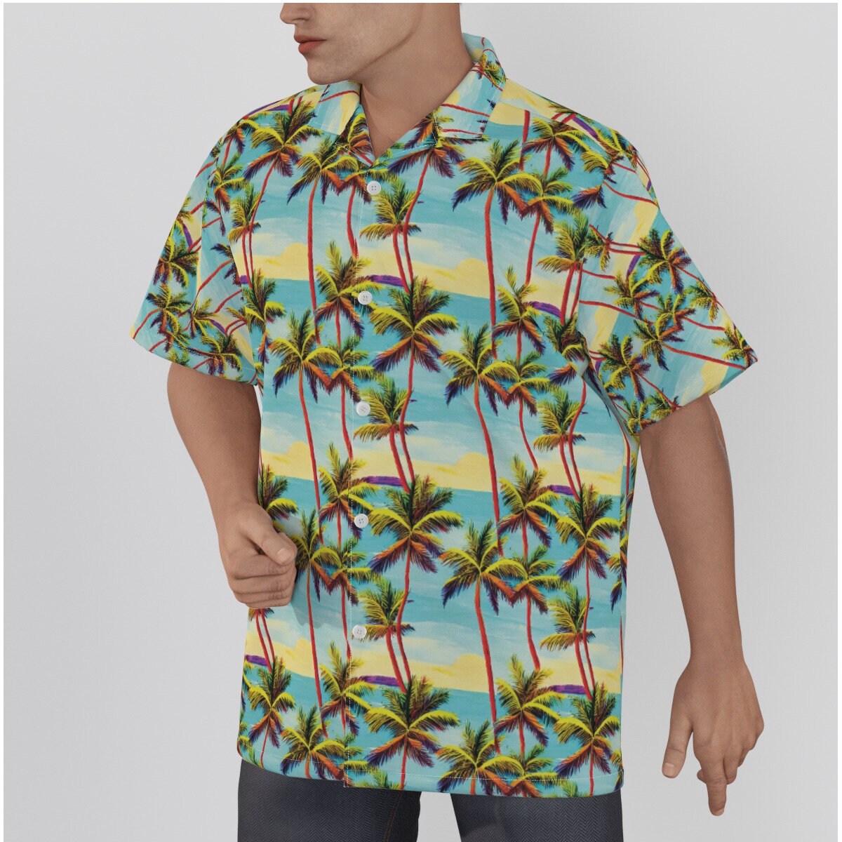 Aloha Vibe Tropical Men's Hawaiian Shirt