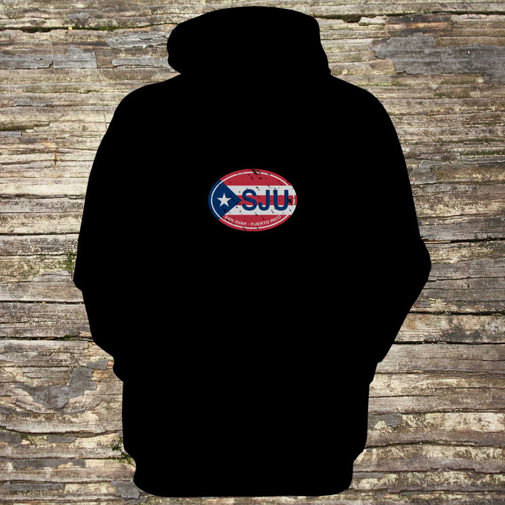 San Juan Unisex Flag Hoodie - My Destination Location