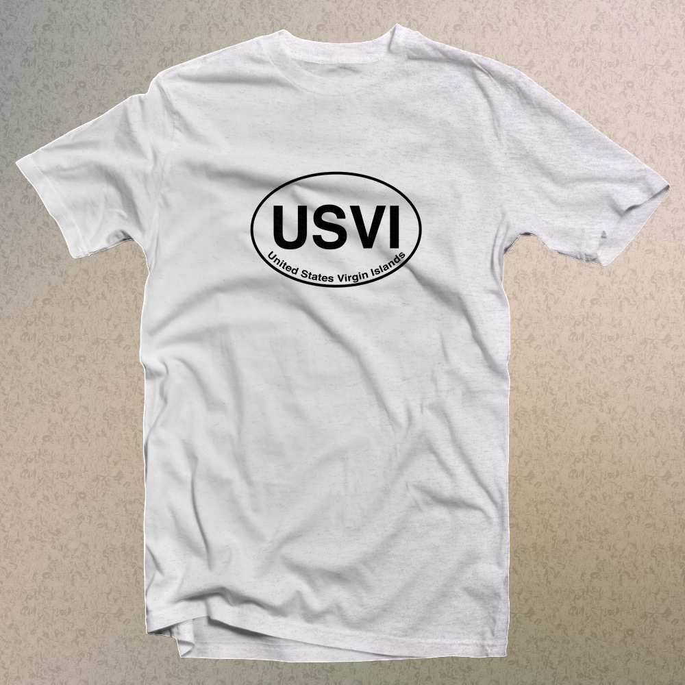 USVI - United States Virgin Islands Classic Comfort Colors Souvenir T-Shirts - My Destination Location