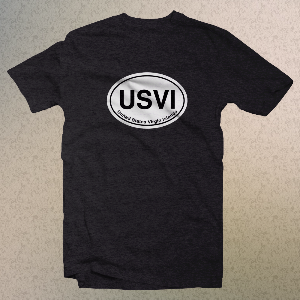 USVI - United States Virgin Islands Classic Comfort Colors Souvenir T-Shirts - My Destination Location